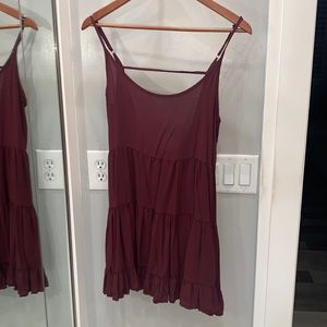 Burgundy Brandy Melville Dress